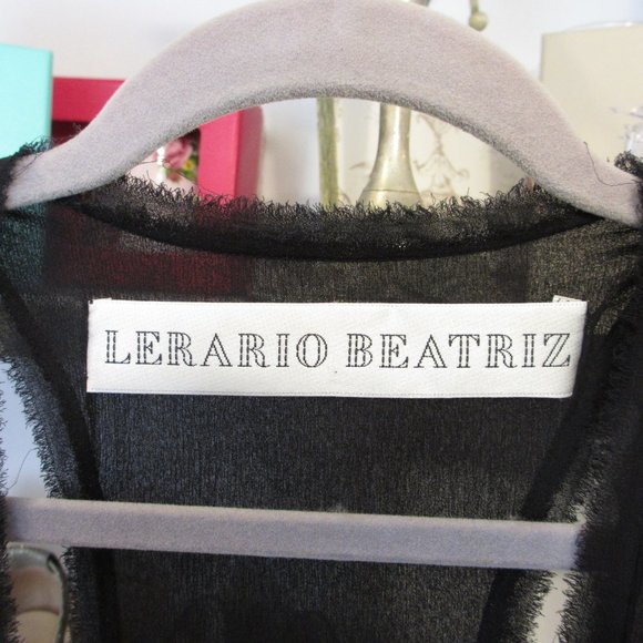 Lerario Beatriz Designer Black top with sequin - Picture 2 of 6